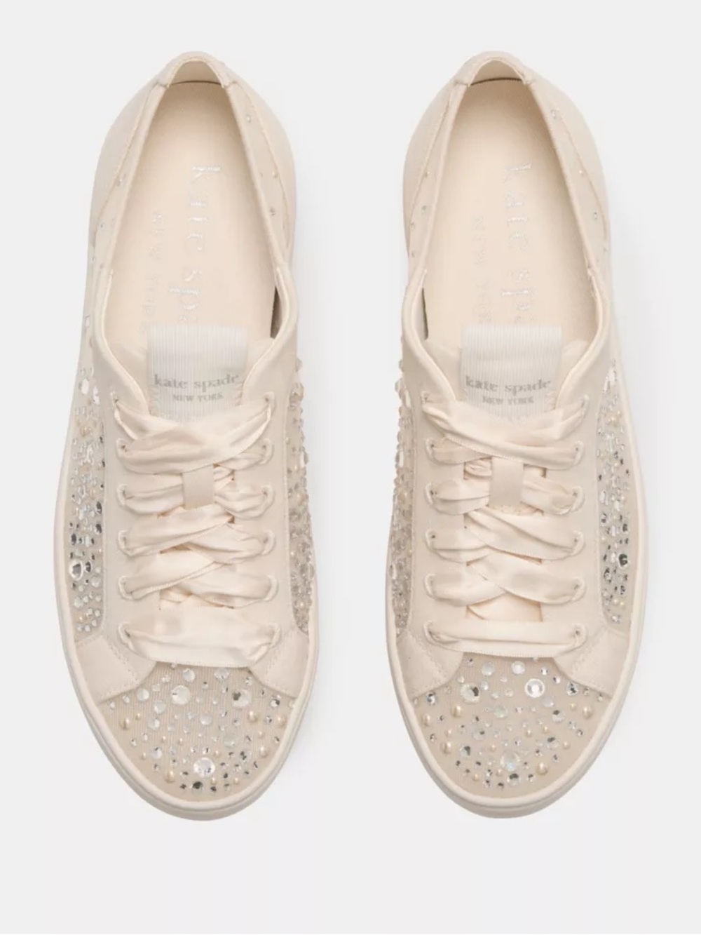 BNIB Kate Spade Sam Icon Embellished Platform Sneakers size 7. Retail $178.